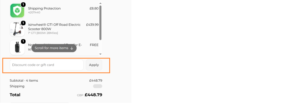 isinwheel discount code