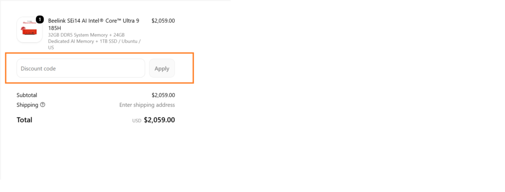 beelink discount code